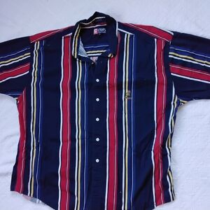 Chaps Men's Multicolor Striped Button Down Shirt